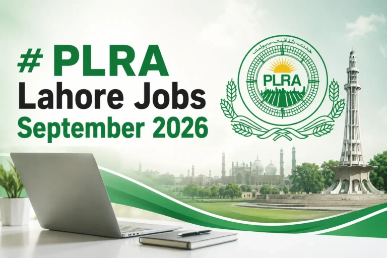 plra lahore jobs september 2026 information security