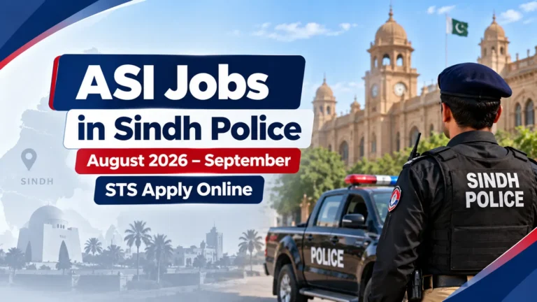 ASI Jobs in Sindh Police September 2026 STS Apply Online asi jobs in sindh police september 2026 sts