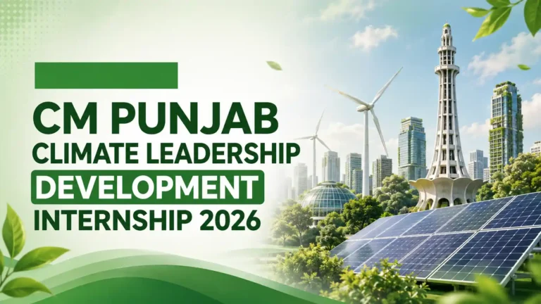 cm punjab climate internship sep 2026