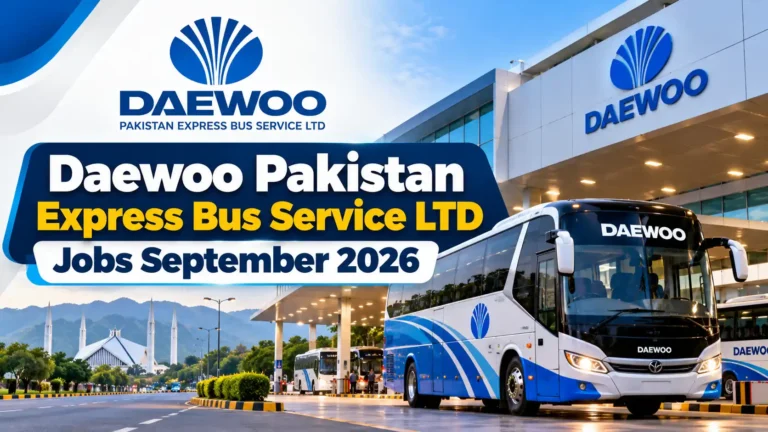 Daewoo Pakistan Express Bus Service LTD Jobs September 2026 daewoo pakistan express bus service ltd jobs september 2026