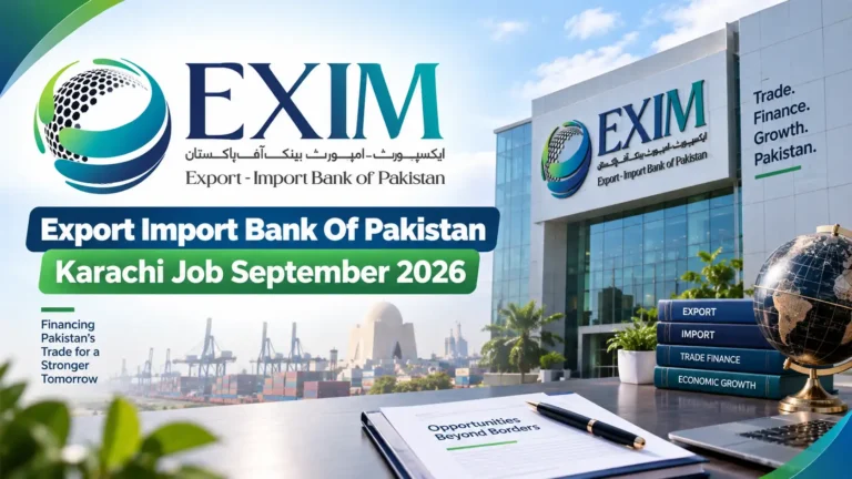 export import bank of pakistan karachi job september 2026