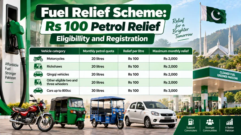 fuel relief scheme by vehicle