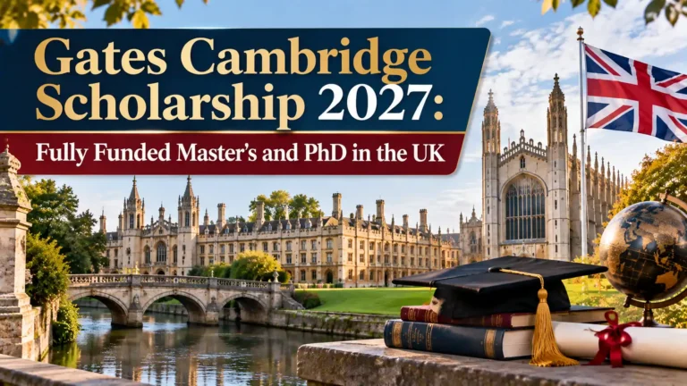 gates cambridge scholarship 2027 fully funded