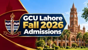 GCU Lahore Opens 3rd Round of Fall Admissions