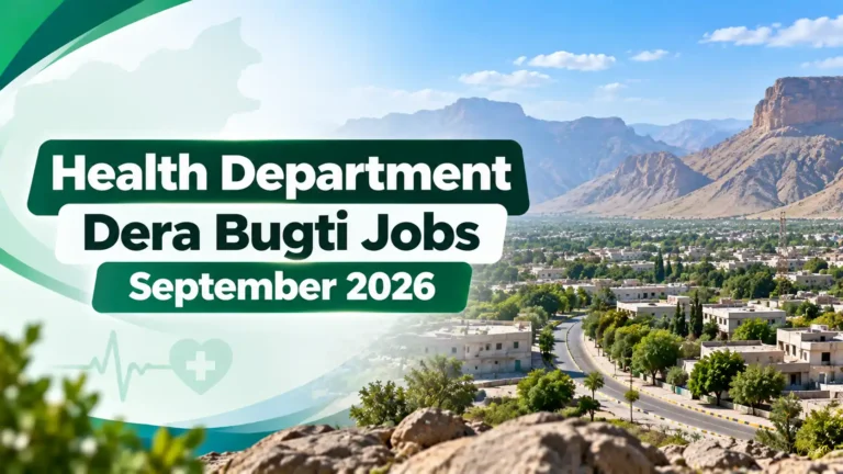 Health Department Dera Bugti Jobs September 2026 health department dera bugti jobs september 2026