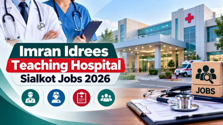 Imran Idrees Teaching Hospital Sialkot Jobs 2026 imran idrees teaching hospital sialkot jobs 2026