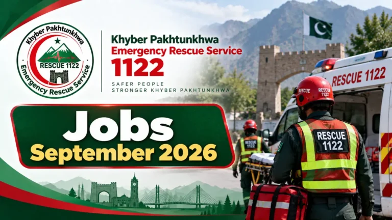 KPK Emergency Rescue Service 1122 Jobs September 2026 kpk emergency rescue service 1122 jobs september 2026