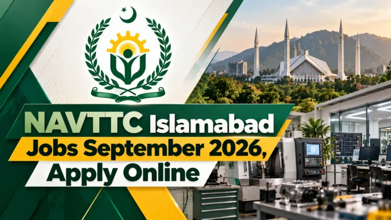 NAVTTC Islamabad Jobs September 2026, Apply Online navttc islamabad jobs september 2026