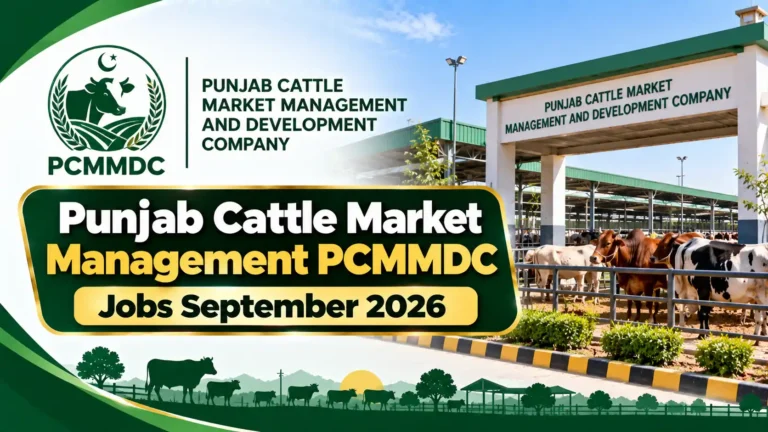 Punjab Cattle Market Management PCMMDC Jobs September 2026 pcmmdc jobs september 2026