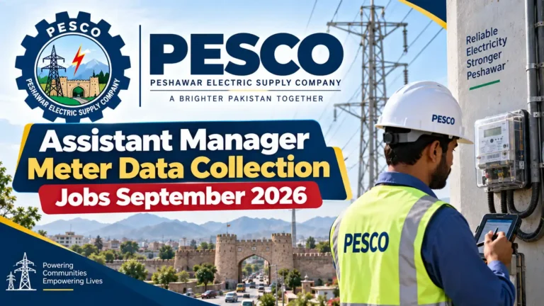 PESCO Assistant Manager Meter Data Collection Jobs 2026 pesco assistant manager meter data collection jobs 2026
