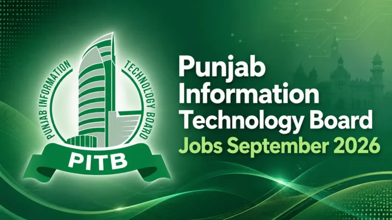Punjab Information Technology Board Jobs September 2026 pitb jobs september 2026