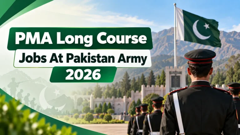 PMA Long Course Jobs At Pakistan Army 2026 pma long course jobs at pakistan army 2026