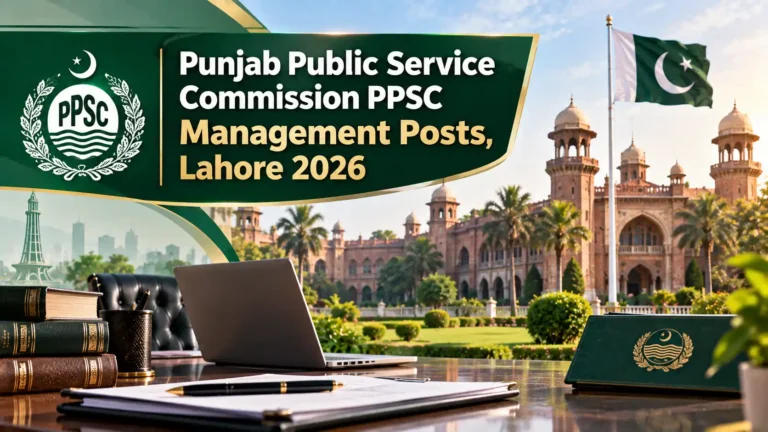 Punjab Public Service Commission PPSC Management Posts, Lahore 2026 ppsc management posts lahore september 2026
