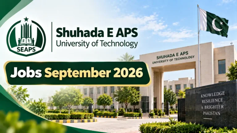 Shuhada E APS University of Technology Jobs September 2026 shuhada e aps university of technology jobs september 2026