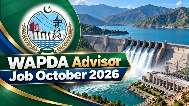 WAPDA Advisor Job October 2026 wapda advisor job october 2026