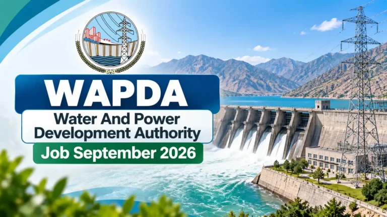 water and power development authority wapda job september 2026