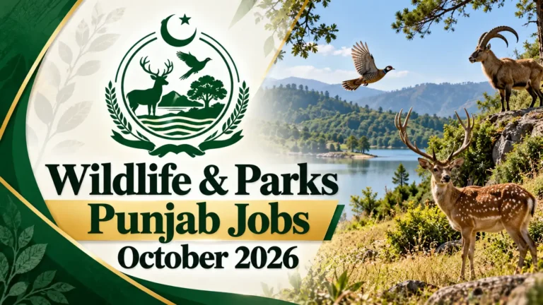 Wildlife & Parks Punjab Jobs October 2026 wildlife and parks punjab jobs october 2026