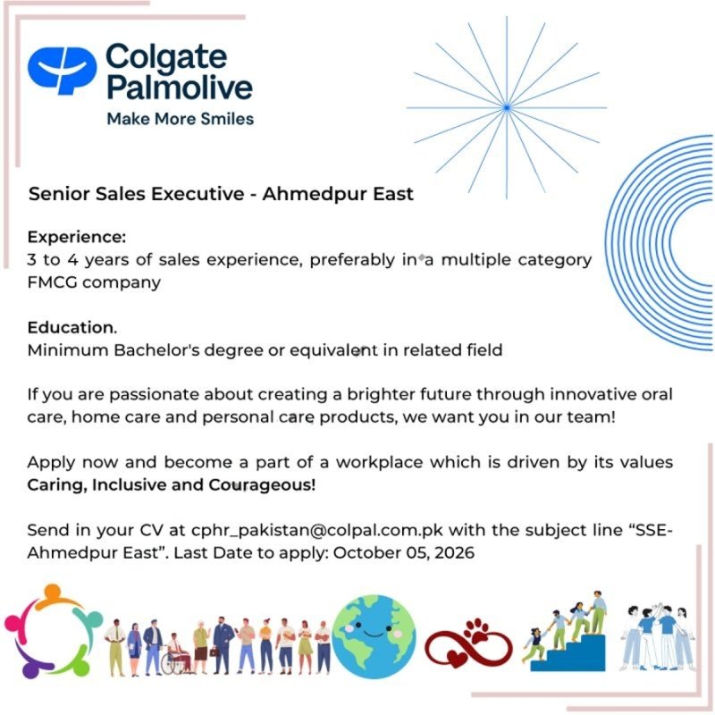 colgate palmolive jobs october 2026 ad 2