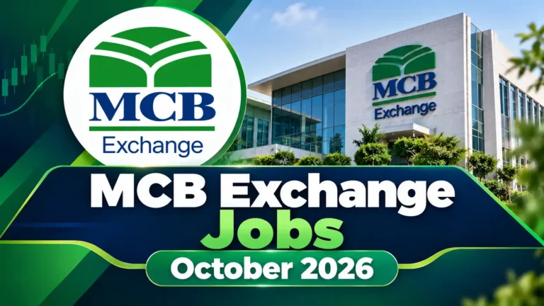 MCB Exchange Jobs October 2026 mcb exchange jobs october 2026
