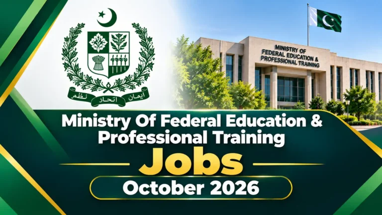 ministry of federal education professional training jobs october 2026