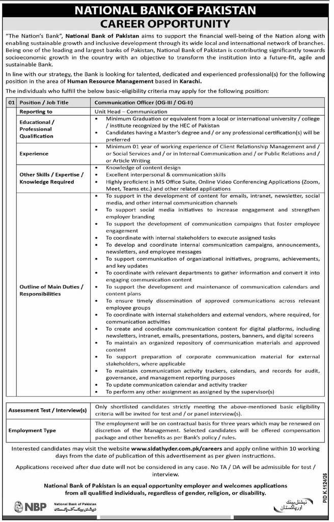 nbp jobs october 2026 1