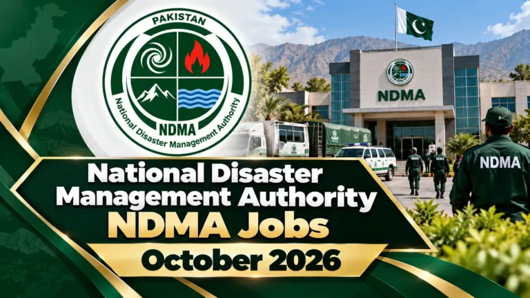 National Disaster Management Authority NDMA Jobs October 2026 ndma jobs october 2026