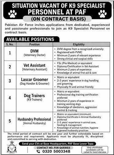 paf lower topa jobs october 2026 advertisement