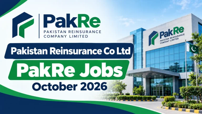 Pakistan Reinsurance Co Ltd PakRe Jobs October 2026 pakre jobs october 2026