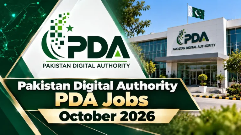 Pakistan Digital Authority PDA Jobs October 2026 pda jobs october 2026