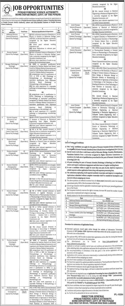 pfsa jobs october 2026 advertisement