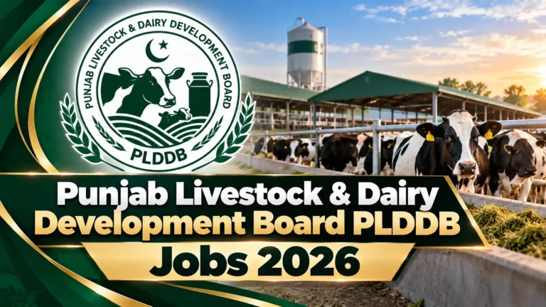 Punjab Livestock & Dairy Development Board PLDDB Jobs October 2026 plddb jobs october 2026