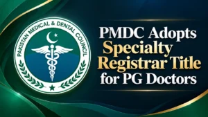 PMDC Adopts Specialty Registrar Title for PG Doctors