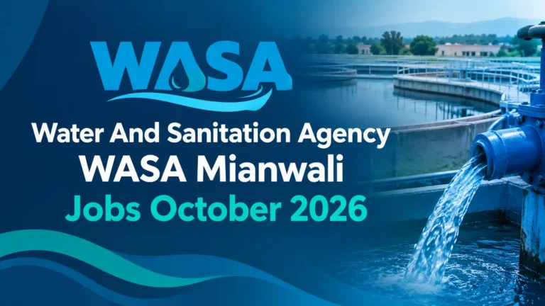 wasa mianwali jobs october 2026